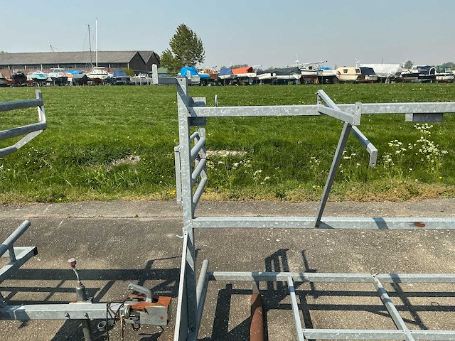 2020 kraay steigeraanhanger aanhangwagen + 2 steigerbokken - afbeelding 20 van  27