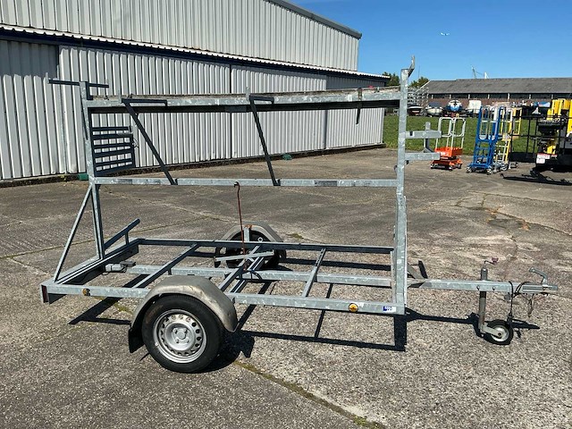 2020 kraay steigeraanhanger aanhangwagen + 2 steigerbokken - afbeelding 22 van  27