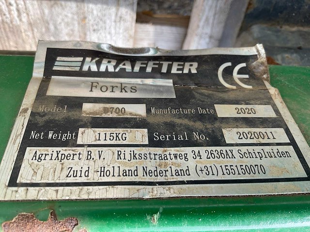 2020 krafter d700 driepuntsbok met vorken - afbeelding 7 van  7