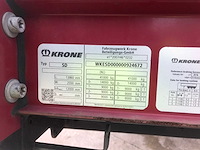 2020 krone sd oplegger - afbeelding 16 van  35