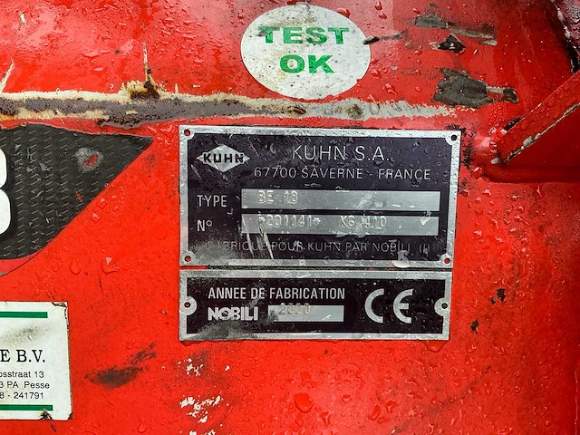 2020 kuhn be18 frontklepelmaaier 1000 rpm - afbeelding 9 van  17
