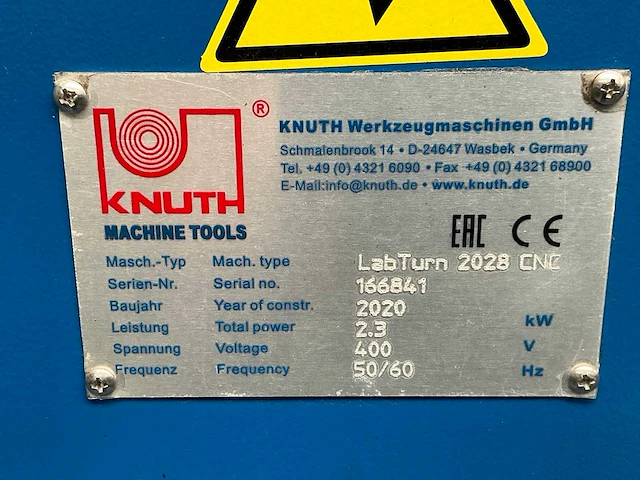 2020 labturn 2028 cnc-draaibank - afbeelding 6 van  14