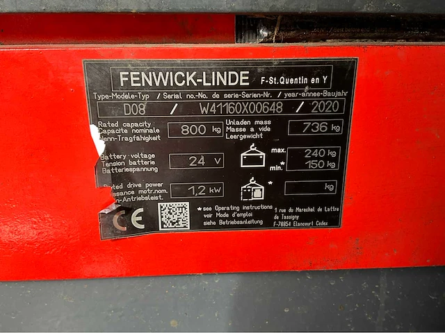 2020 linde d08 stapelaar - afbeelding 8 van  8