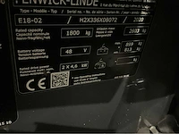 2020 linde e18-02 1800kg vorkheftruck accu 2023 - afbeelding 11 van  19