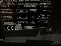 2020 linde e18-02 1800kg vorkheftruck - afbeelding 11 van  19