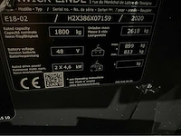 2020 linde e18-02 1800kg vorkheftruck - afbeelding 11 van  19