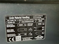 2020 linde h25d-01 vorkheftruck - afbeelding 5 van  13
