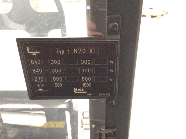 2020 linde n20xl stapelaar - afbeelding 3 van  11