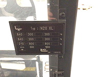 2020 linde n20xl stapelaar - afbeelding 3 van  11