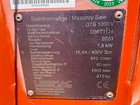 2020 lissmac dts 1000v steenzaagmachine / bloksteenzaagmachine - afbeelding 6 van  14