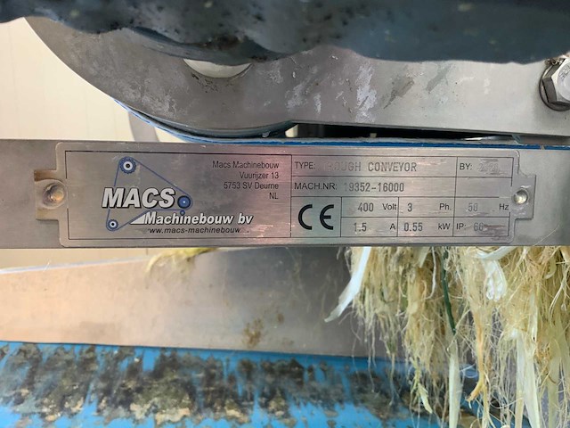 2020 macs opvoer transportband - afbeelding 6 van  6