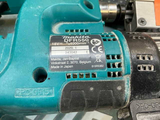 2020 makita dfr550 bandschroefmachine - afbeelding 3 van  3