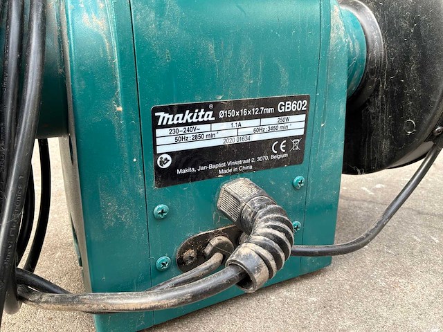 2020 makita gb602 rondslijpmachine - afbeelding 4 van  4