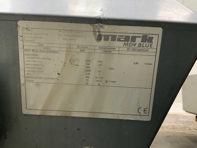 2020 mark 500 ec dakventilator (2x) - afbeelding 3 van  3