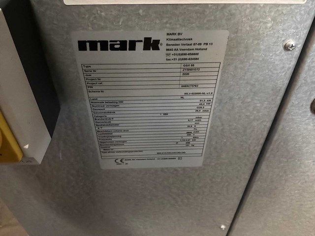 2020 mark gsx55 gas kachel - afbeelding 4 van  4