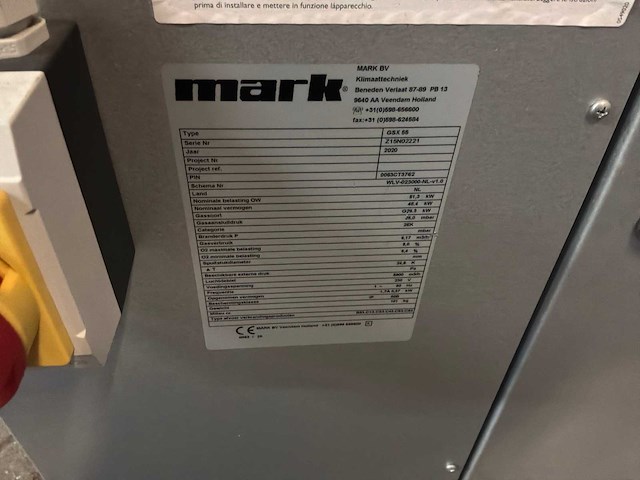 2020 mark gsx55 gas kachel - afbeelding 4 van  4