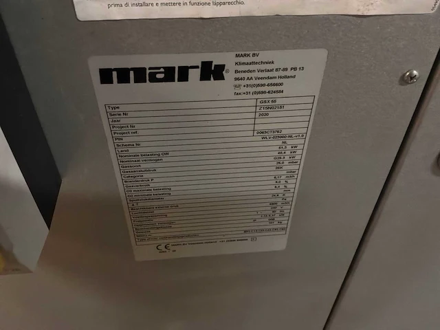 2020 mark gsx55 gas kachel - afbeelding 3 van  3