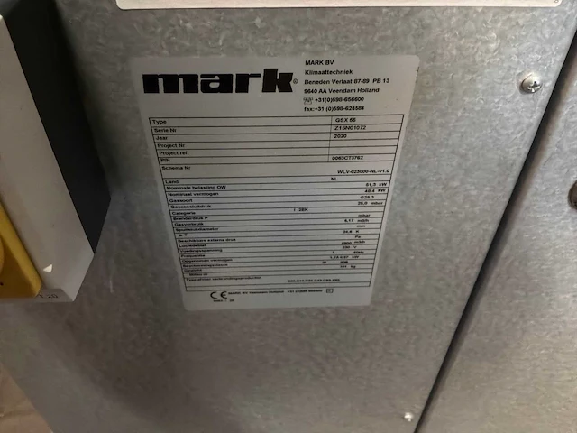 2020 mark gsx55 gas kachel - afbeelding 4 van  4