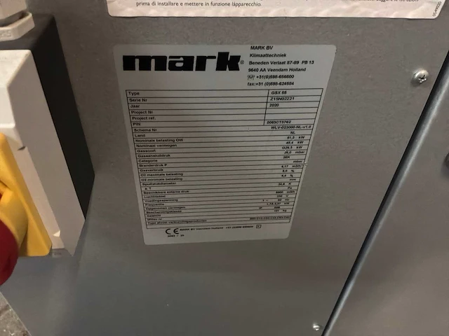 2020 mark gsx55 gas kachel - afbeelding 2 van  4