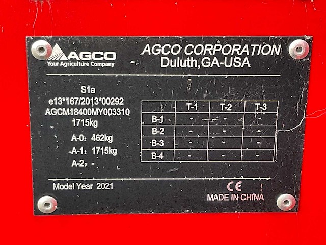 2020 massey ferguson 1840 balenpers - afbeelding 10 van  19