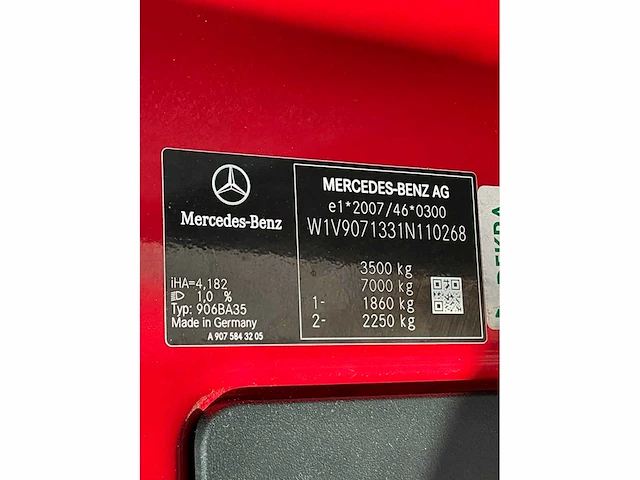 2020 mercedes-benz sprinter kipper 319 3.0 cdi l2 bedrijfswagen - afbeelding 10 van  18