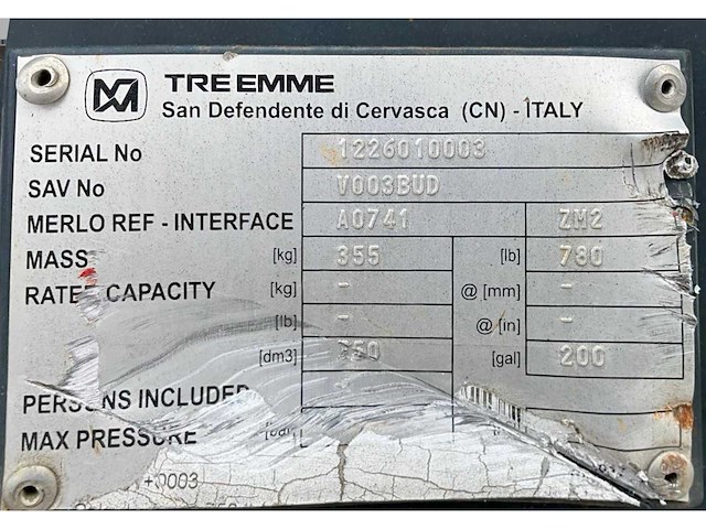 2020 merlo tre emme v0003bud schepbak - afbeelding 2 van  11