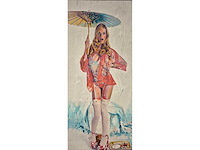 2020 mixed media/acryl op paneel van manen - afbeelding 1 van  3