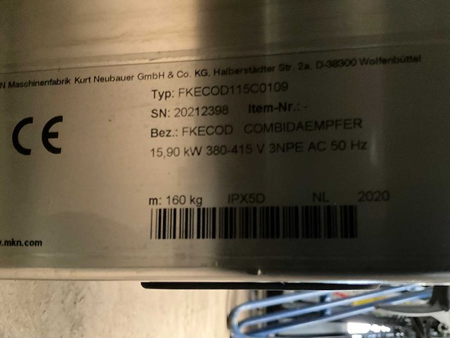 2020 mkn fkecod115co109 flex combi colbisteamer - afbeelding 7 van  7