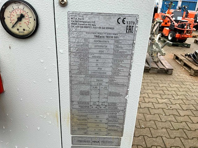 2020 mta taeevo tech161 chiller luchtgekoeld - afbeelding 7 van  15