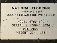 2020 national flooring equipment 5700 bol opzit accu tapijt / vloerstripper - afbeelding 15 van  19