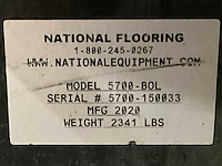 2020 national flooring equipment 5700 bol opzit accu tapijt / vloerstripper - afbeelding 13 van  20