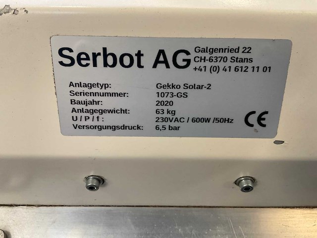2020 paneel wasrobot serbot gekko solar 2 - afbeelding 9 van  9