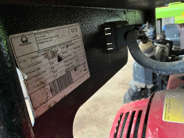 2020 pramac es5000 stroomaggregaat 3,5kva - afbeelding 2 van  10