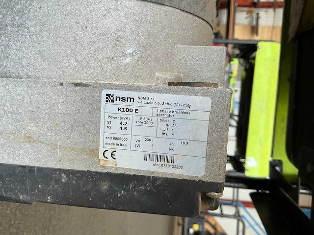 2020 pramac es5000 stroomaggregaat 3,5kva - afbeelding 7 van  9