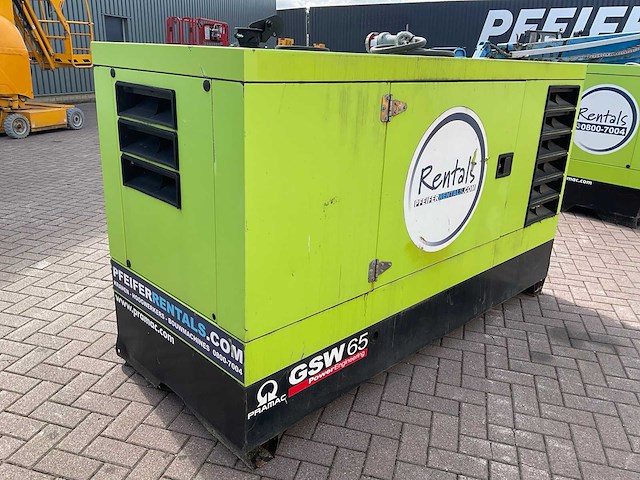 2020 pramac gsw65 noodstroomaggregaat, 65kva - afbeelding 4 van  10