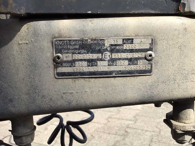 2020 proline (henra) 7hl35 aanhangwagen - afbeelding 4 van  12