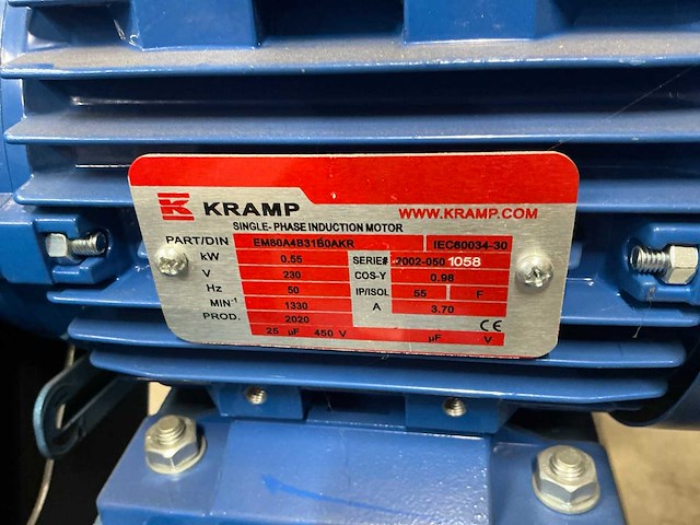 2020 reckers rl-015 elektrisch aangedreven zuigerpomp - afbeelding 9 van  9