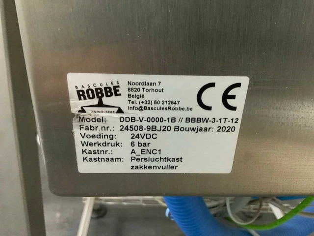 2020 robbe ddb-v-0000-1b // bbbw-3-1t-12 weegmachine - afbeelding 8 van  8