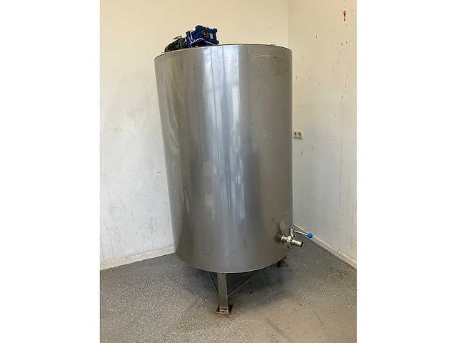 2020 rvs opslagtank met roerwerk - afbeelding 2 van  9