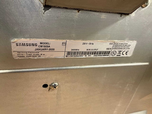2020 samsung cm 1929a magnetron - afbeelding 7 van  7