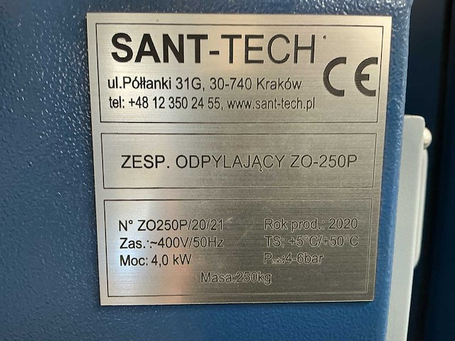 2020 sant-tech pk-180/zo-250p straalcabine set (pk-180) met afzuiging (zo-250p) en drukvat - afbeelding 21 van  29