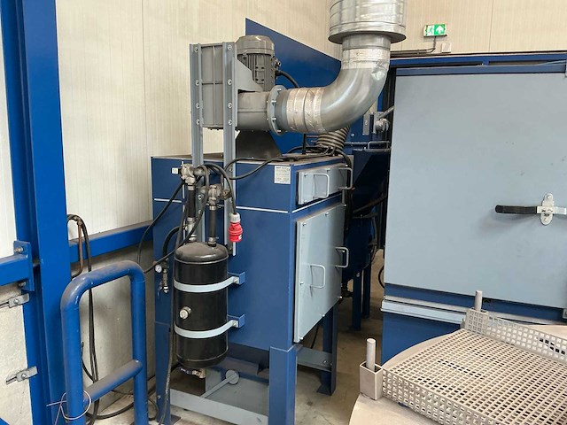 2020 sant-tech pk-180/zo-250p straalcabine set (pk-180) met afzuiging (zo-250p) en drukvat - afbeelding 2 van  29