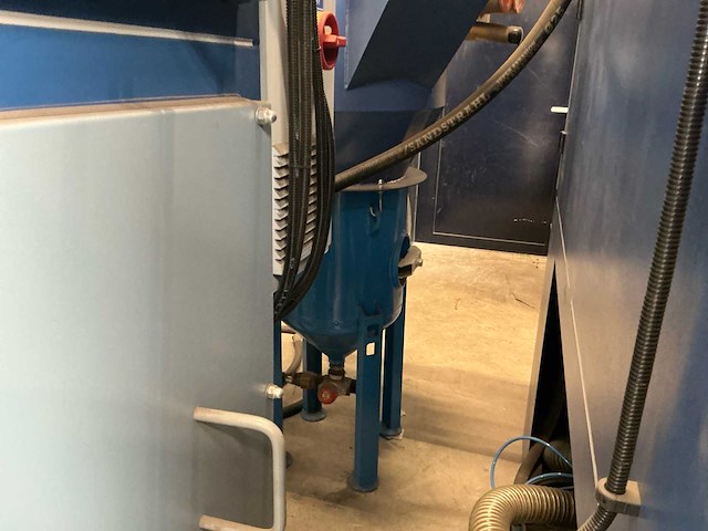 2020 sant-tech pk-180/zo-250p straalcabine set (pk-180) met afzuiging (zo-250p) en drukvat - afbeelding 3 van  29