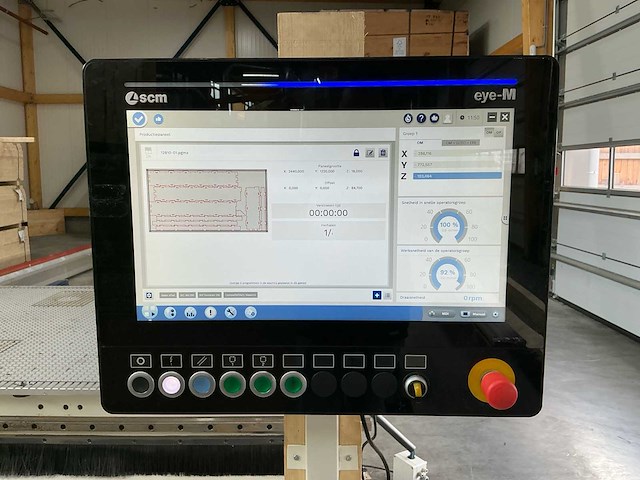 2020 scm morbidelli n100 cnc-freesmachine en boormachine - afbeelding 22 van  41