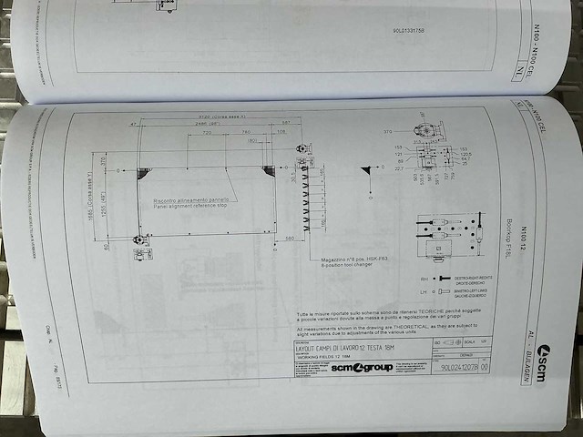 2020 scm morbidelli n100 cnc-freesmachine en boormachine - afbeelding 32 van  41