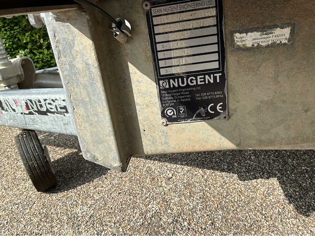 2020 sean nugent engineering f4920h aanhangwagen - afbeelding 6 van  16