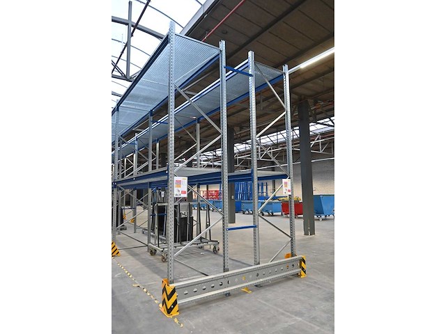 2020 ssi schäfer pr600 22 secties palletstelling - reeds gedemonteerd - afbeelding 5 van  11