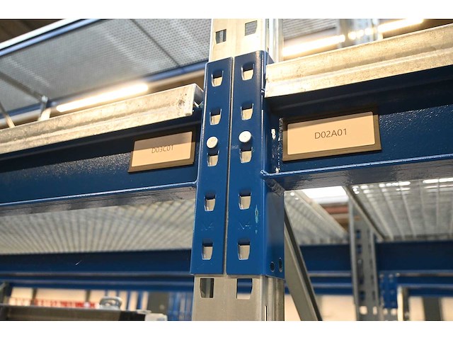 2020 ssi schäfer pr600 22 secties palletstelling - reeds gedemonteerd - afbeelding 11 van  11