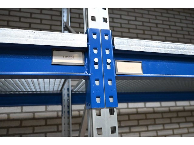 2020 ssi schäfer pr600 25 secties palletstelling - reeds gedemonteerd - afbeelding 4 van  6