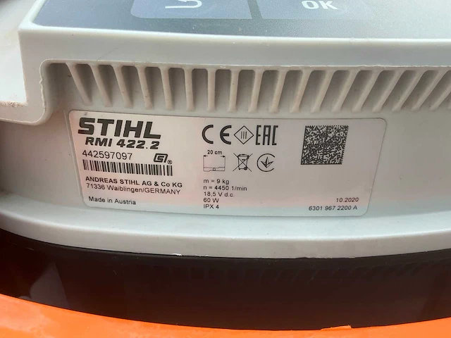 2020 stihl imow rmi 422.2 robotmaaier - afbeelding 6 van  8
